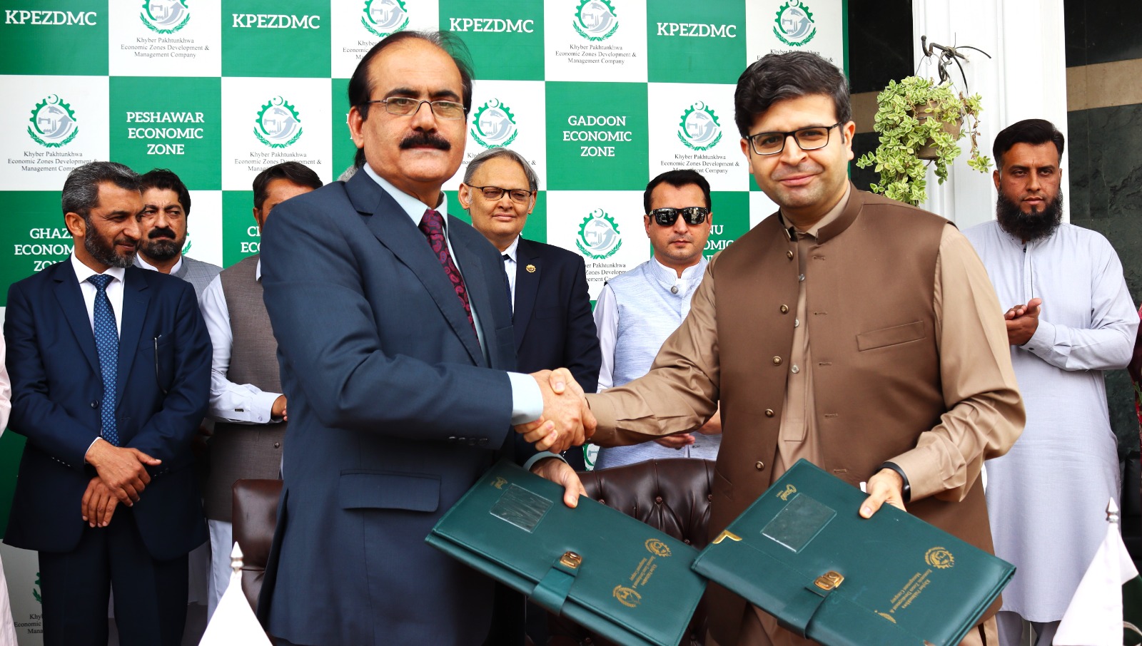 MoU Signing Ceremony between Khyber Pass Economic Corridor and KPEZDMC for the Establishment of Inclusive Business Development Park (IBDP)