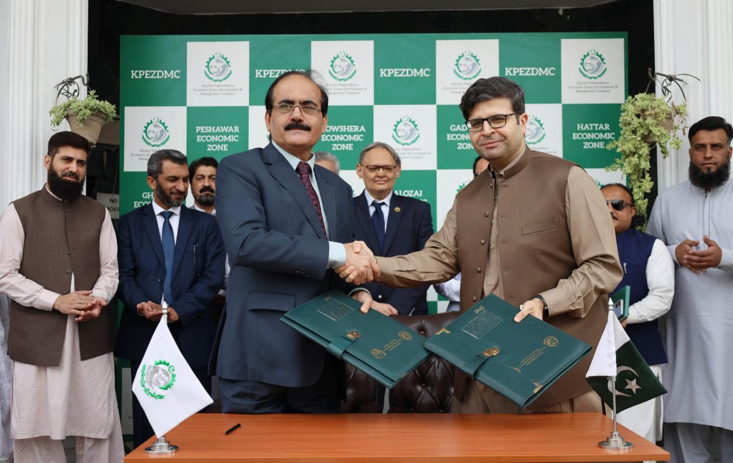 MoU Signing Ceremony between Khyber Pass Economic Corridor and KPEZDMC for the Establishment of Inclusive Business Development Park (IBDP)